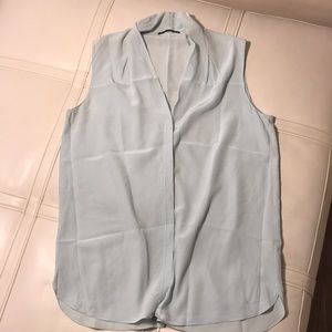 Elie Tahari Top Shirt Blouse 100% Silk